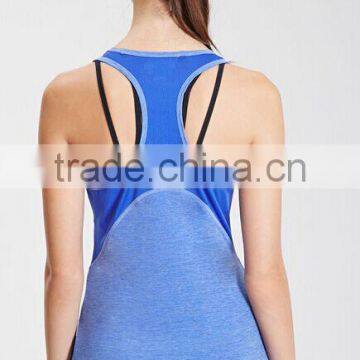 Hot Sale Ladies Tank Top 2017 Fitness Tank Top Mesh Dry Fit Sports Wear photo-4