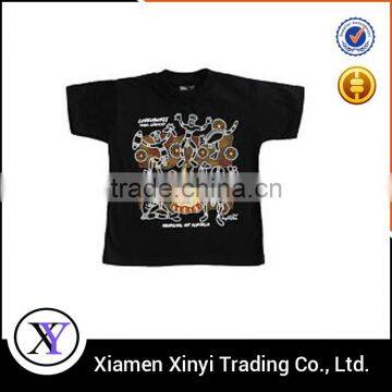 Wholesale custom soft and thin funny summer kids cartoon t-shirt