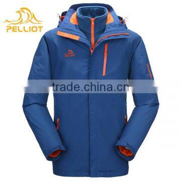 OEM popular style for men 3 in 1 waterproof outdoor jackets with hoodies