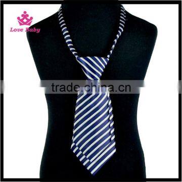 Wholesale Polyester Necktie Top Quality Baby Boys Tie Soft Fabric Adjustable Stripe Baby Necktie photo-4