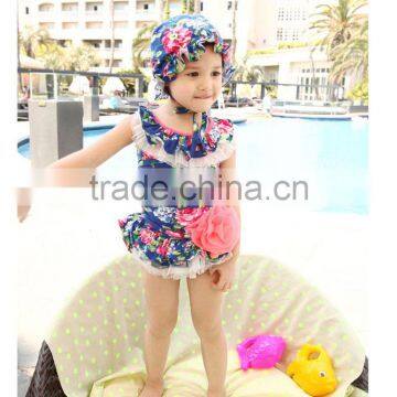 Beautiful Design Your Own Cute Young Girl Bikini Kids Swimwear