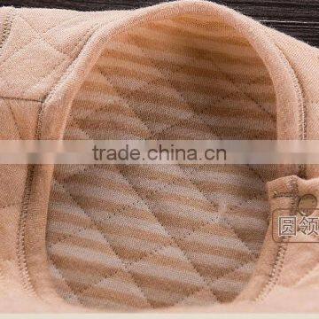 Winter Warm Soft Baby Rompers Sleeveless Natural Colored Cotton Unisex Babysuit photo-4