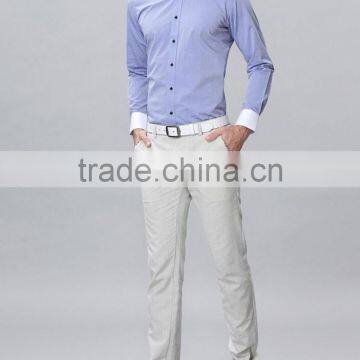Long Sleeve Double Collar Fancy Shirts for Men Wholesale Men's Shirts photo-5