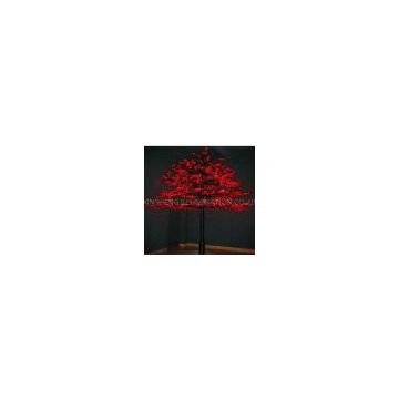 155W/229w red/green/blue LED outside christmas maple Tree Lights H500cm*D300cm