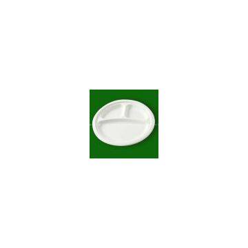 10 inch rounded paper plate,biodegradable tableware