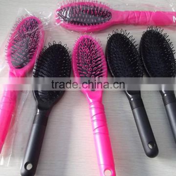 2017 New Arrival Pink Hair Extension Loop Brush