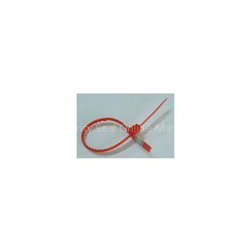 Red PP Plastic Security Seals With 30kgs Pull Load For Supermarkets