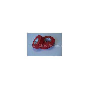 Red PVC Electrical Insulation Tape , Low Temperature Air Conditioning Insulation Tape