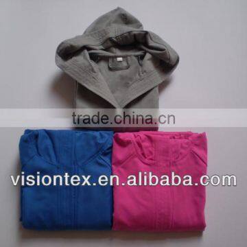 Microfiber Hooded Bathrobe