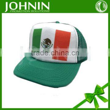 Made In China Net Fabric Custom Design Cheap Fan Cheering Flag Hat