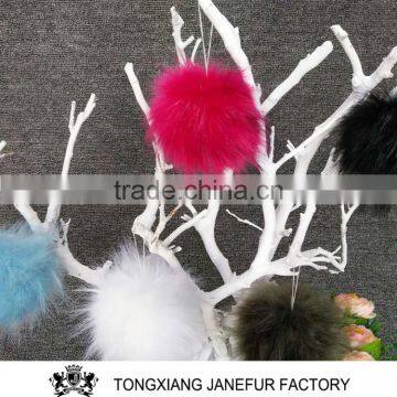 Best choice fake fur ball faux fur pom pom fluffy ball