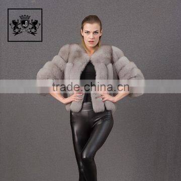 Good Soft Colorful Vest Sleeveless Fox Fur Coat Winter Woman Clothes photo-4