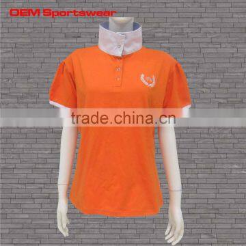 Horse riding polo shirt for women