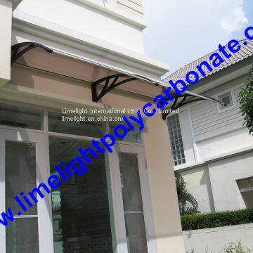 PC window awning, PC canopy, polycarbonate awning, polycarbonate canopy, DIY anwing, DIY canopy, DIY rain awning canopy