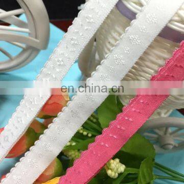 1.2 CM double sides nylon piping elastic used for thermal underwear, garment