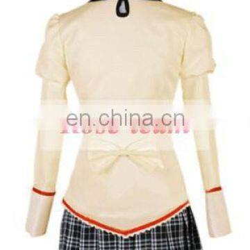 Sunshine-Puella Magi Madoka Magica Girl School Uniform Anime Cosplay Costume photo-4