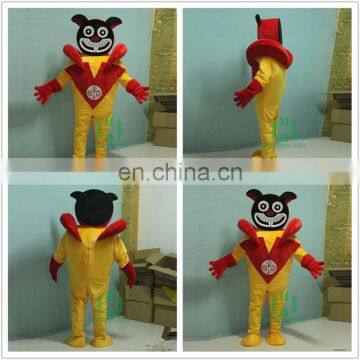 HI CE 2017 funny clown mascot costume for adult size with high quality,customized wonderful dress for hot sale