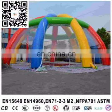 Colorized giant inflatable dome tent inflatable spider tent outdoor for sale