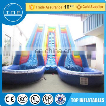 New style used slides adult size inflatable slide floating water park with EN14960