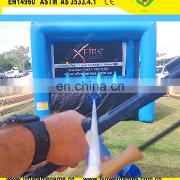 Exciting game inflatable archery shooting target sport game