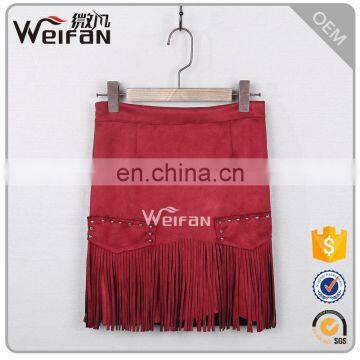 2016 Guangzhou wholesale pictures of sexy girls tassel skirt