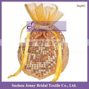 Bag001 Cheap Christmas Decorative Sequin Luxury Gift Bags photo-3