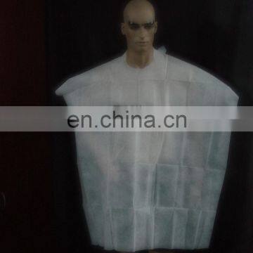 disposable salon PE PP poncho coat