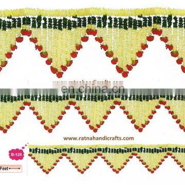 Ratna Handicrafts artificial flowers V-SHAPE GARLNADS FOR DECORTAION B-126