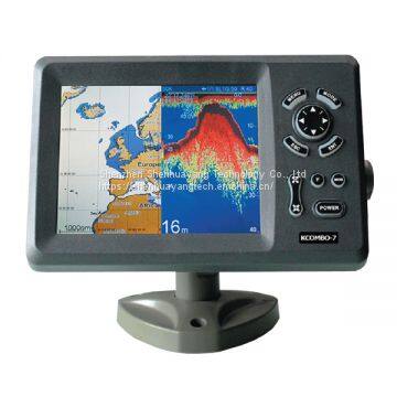 KCOMBO-7 GPS plotter and fishfinder combo transducer