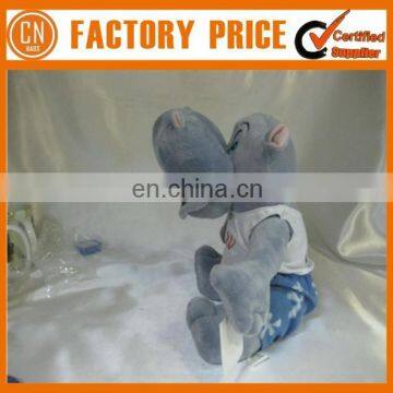 Customized Logo OEM Designed Hippo Plush Toy