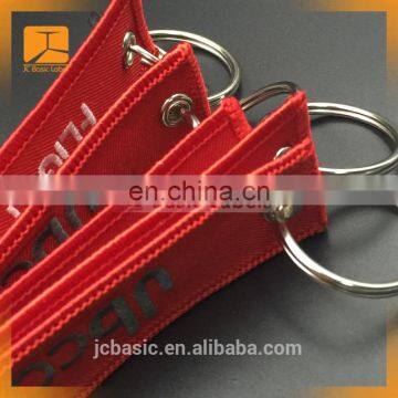 Red Laser Cutting Acrylic Keychain/ a Set of 2 Heart Shaped Bag Tag/ Plexiglass Key Circle photo-2