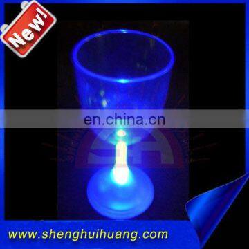 Promotional LED flashing wine goblet cups for bar