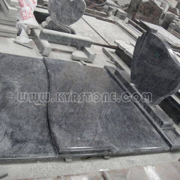 KYRSTONE bahama blue granite memorials gravestone headstone munuments