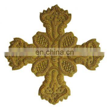 church Hand Embroidery cross badges