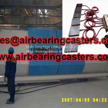 Air powered moving equipment suitable for clean room