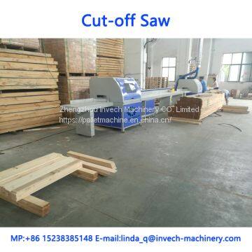 Simens PLC Touch Screen Timber Wood Cutting Saw Machine