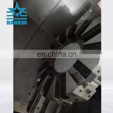 Large Size Flat Bed Cnc Lathe Machiningck61125