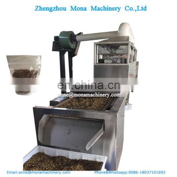 Stainless steel  Black Soldier Fly Larvae  microwave dryer machine for sale