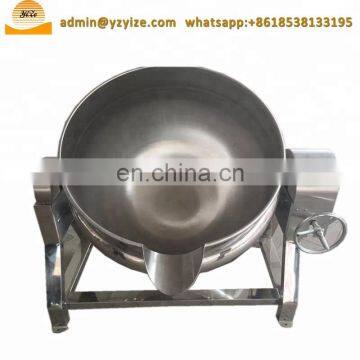 Industrial Steam Heating Cooking Kettle Mixer Steam Jacket Brew Kettle photo-4