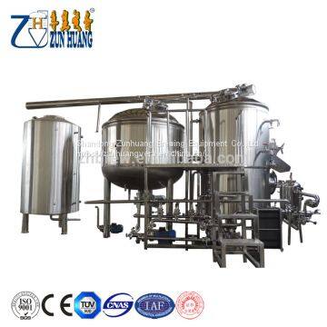 300L turnkey project industrial beer brewing equipment