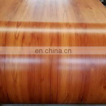 Galvanized Color Prepainted Coated Wooden Grain Pattern PPGI