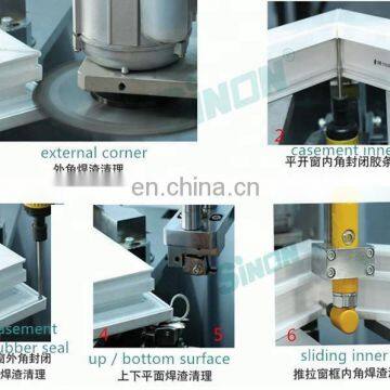 2 Axes Upvc Corner Cnc Cleaning Window Machine photo-4