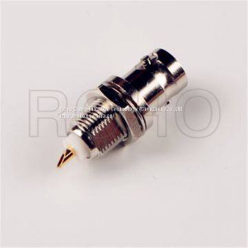 Female Jack Thread Straight RF Coaxial BNC Connector for Rg58 59 6 Cable