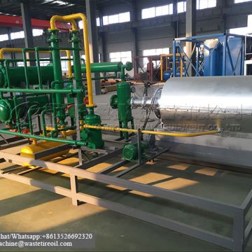 High oil yeild small scale plastic recycling to fuel oil machine and mini waste plastic pyrolysis plant non-pollution