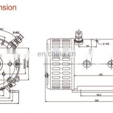 Высокомощный гидравлический двигатель постоянного тока 4.0 кВт 24 В с насосом 4,1 см³/об photo-6