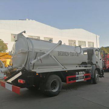 BEIBEN North Benz 8cbm To 12cbm Cubic Meter Vacuum Sewage Suction Truck Septic Tanker Truck Based on Mercedes Benz Technology photo-5