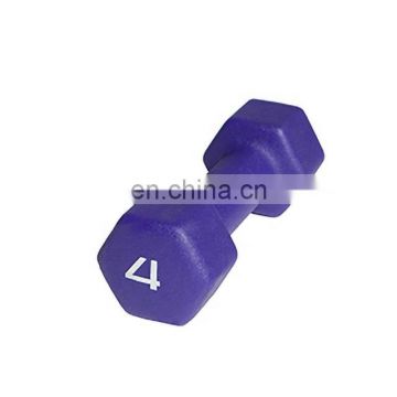 2020 Colourful Hexagon Neoprene Dumbbells 0.5kg Dipping Dumbbell Gym Equipment Dumbbell Set