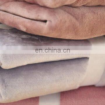 Baby Girl Supersoft Fluffy Thick Solid Color Flannel Fleece Blanket