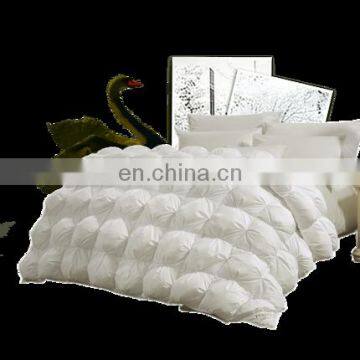 Ultra-Soft Pima Cotton All Season White Goose Down Comforter For Full Size