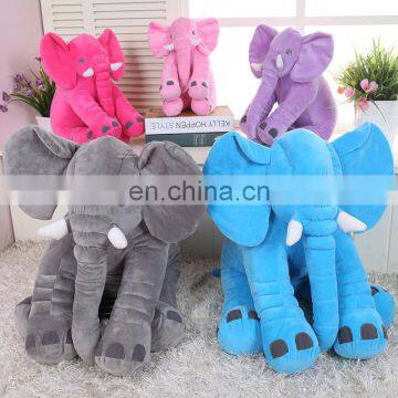 High Quality Animal Cute Doll Long Nose Elephant Plush Toys photo-5